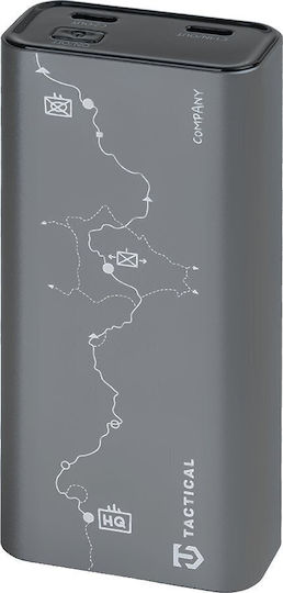 Tactical Company Power Bank 10000mAh 30W with 2 USB-C Ports Gray