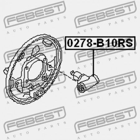 Ham Cylinder Back Nissan Sunny Almera B10rs 2006.03-2013.03 GL 44100-95F0A