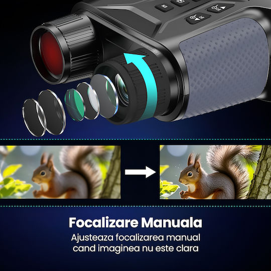 Binocluri Digitale Impermeabile 8x de Noapte
