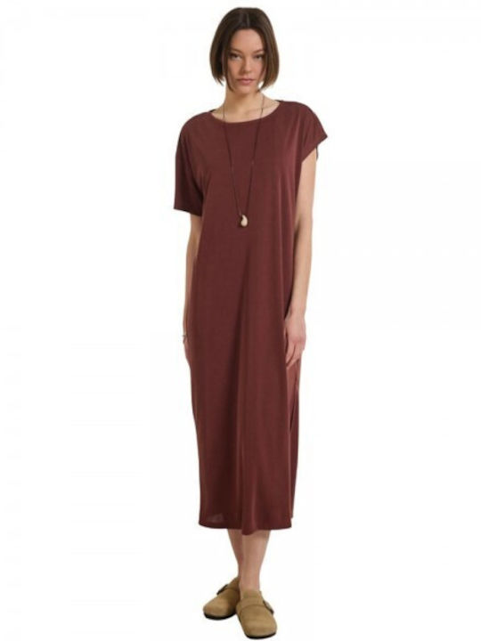 Midi Φόρεμα Brown