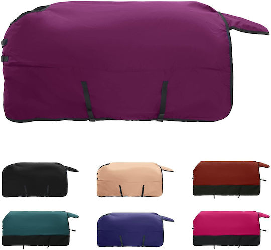 Horse Saddle Dark Green Black 135 Cm Polyester Purple 42013093