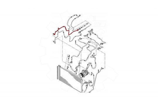 Σωλήνας Κλιματισμού Audi Q7 Vw Touareg 7l6820885f