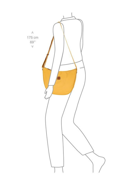 Leather Women's Shoulder Bag Yellow