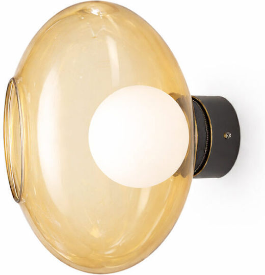 Wall Lamp with G9 Socket Honey 25x20cm