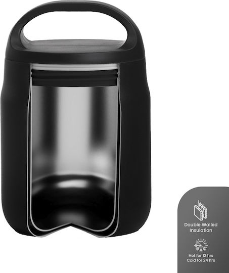 Dozze Inox Food Container Thermo Orange with Compartments 600ml