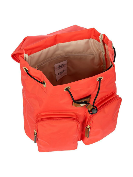Leather Women's Backpack Orange