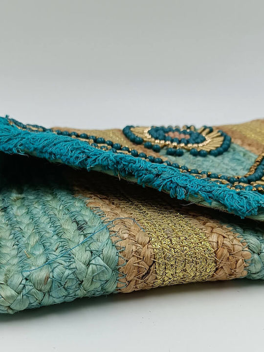 Straw Women's Envelope Turquoise
