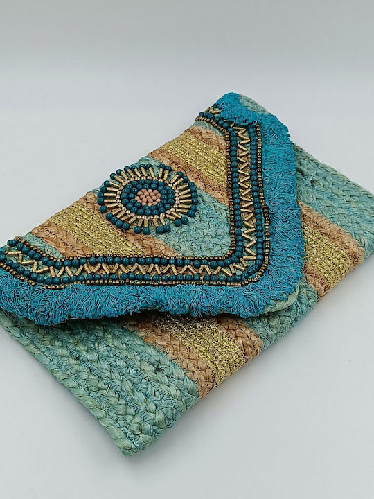 Straw Women's Envelope Turquoise