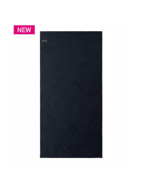 Kentia Active Gym Towel Microfiber Black 50x90cm