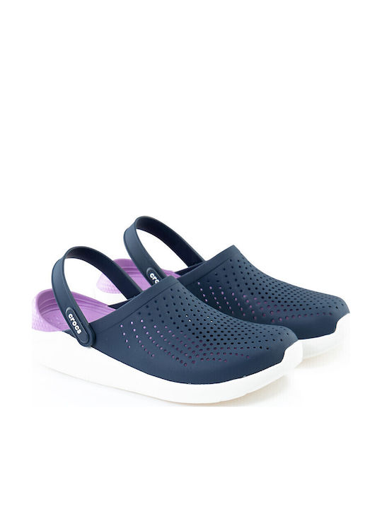 Crocs Literide Clog Women's Anatomic Clogs Navy/Orchid