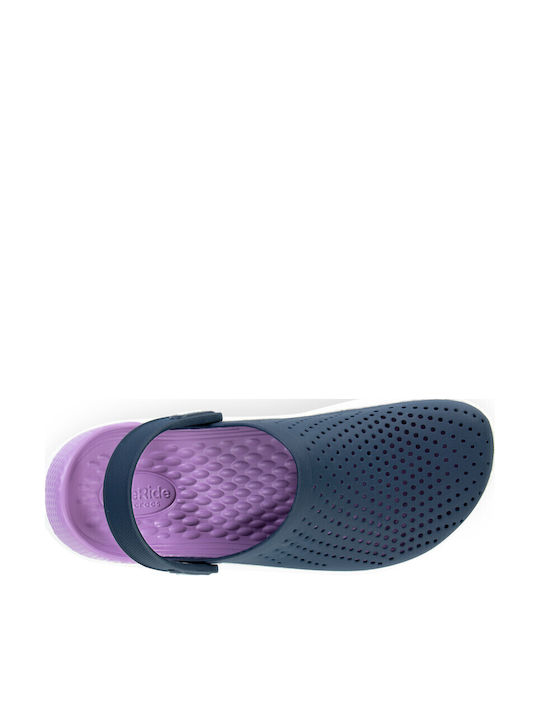 Crocs Literide Clog Women's Anatomic Clogs Navy/Orchid