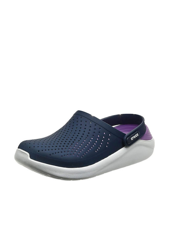 Crocs Literide Clog Damen Anatomisch Clogs Navy/Orchid