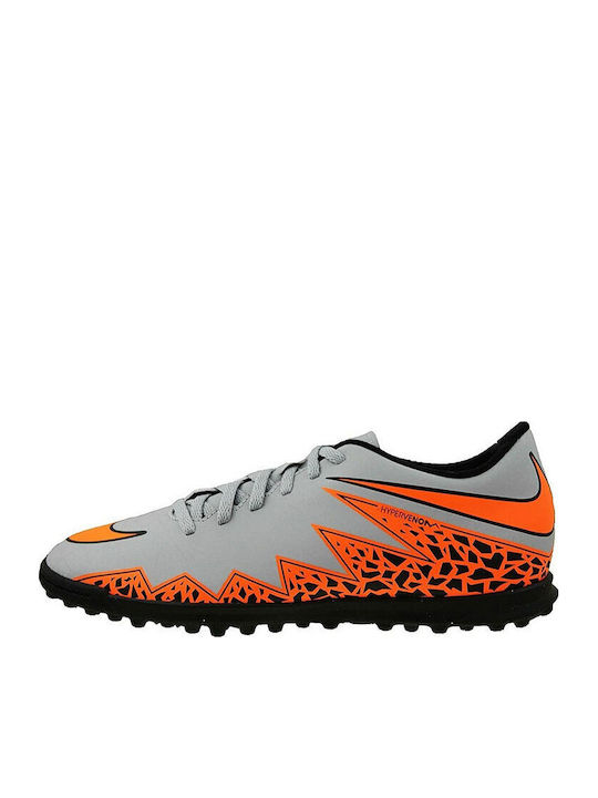 Nike Hypervenom Phade II TF Football Shoes with Molded Cleats TF Gray