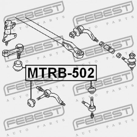 Cauciuc Capăt Direcție Mitsubishi Challenger K90 1996.05-2001.08 Jpn Mb673027