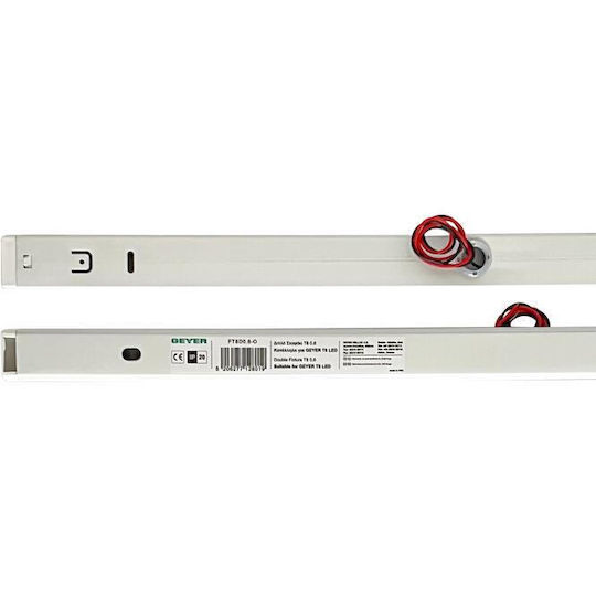 Geyer Lumină Scafă Cu Două Capete Cu 1 Loc Pentru Lampă Cu Led T8 150cm