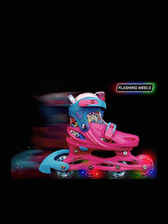 Ply Flash Role În Linie Reglabile Fucsia Copii