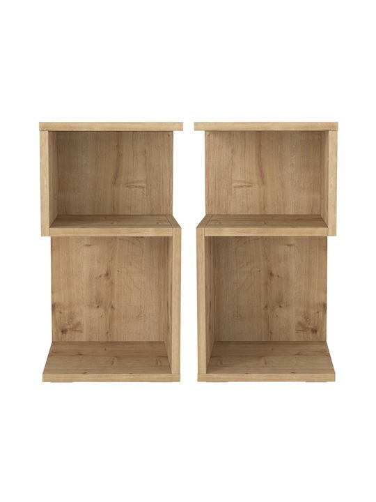 Noptiere Maro 2buc 30x30x55cm