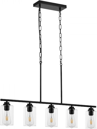 Vevor Hängelampe Schwarz mit Fassung E27