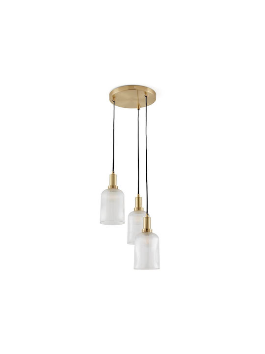 La Redoute Interieurs Κρεμαστό Φωτιστικό Κίτρινο LED 27.4x29x26εκ.
