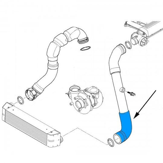 Furtun Turbină BMW 5 E60 E61 6 E63 E64 11617791664