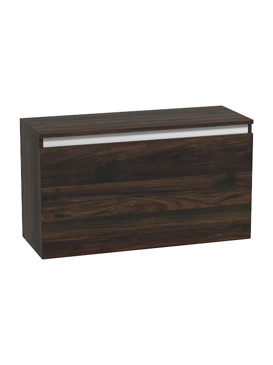 Wooden Bedside Table Brown 80x30x45cm