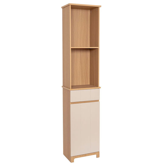 Eurocasa Στήλη Μπάνιου Δαπέδου Μ38xΒ26xΥ174.5cm Καφέ