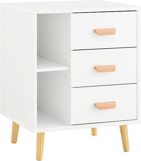 Ξύλινο Λευκό 48x40x60cm FBT95-W