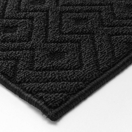 L-c Losi Αντιολισθητικό Χαλί Ορθογώνιο Black 50x80cm