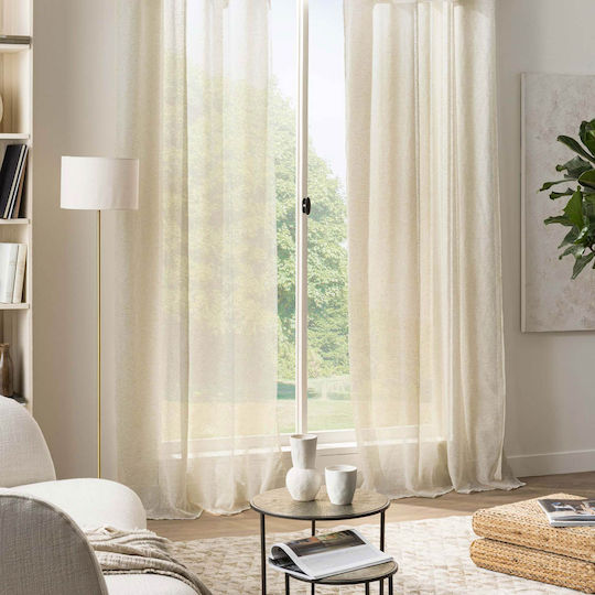 Vorhang mit Grommet Noa Ecru 140x260cm