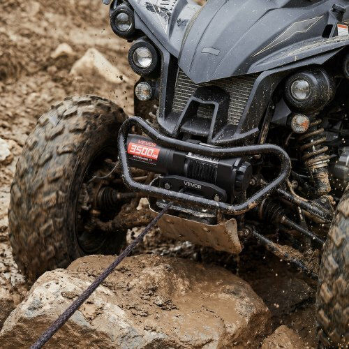 Vevor Ηλεκτρικός Εργάτης Αυτοκινήτου 4x4 12V με Δυνατότητα Έλξης 1587kg