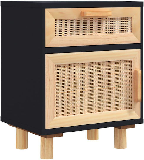 Wooden Bedside Tables 2pcs 40x30x50cm
