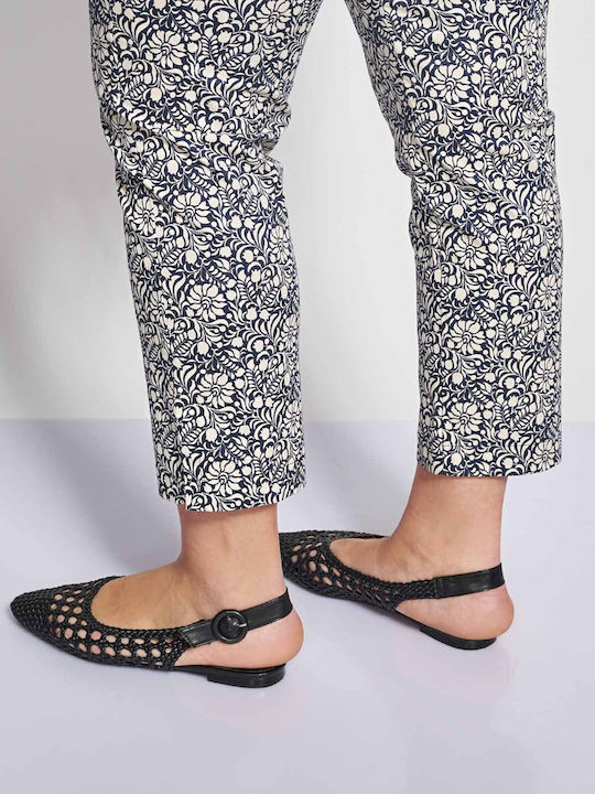 Pantaloni Dama Albastru Costum Slim Fit