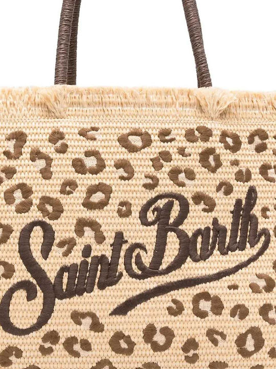 Vanity Straw Knitted Women's Shoulder Bag Beige