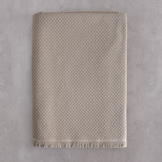 Rythmos Rami Sesselüberwurf Jacquard 180x160cm Ecru