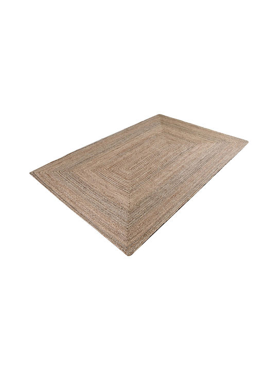 Handgefertigter Sommer Teppich aus Jute 200x290cm Grau Handgefertigter Sommer Teppich aus Jute 200x290cm Grau