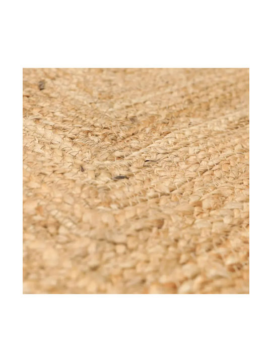 Handmade Wicker Beige Runner Rug 80x150cm
