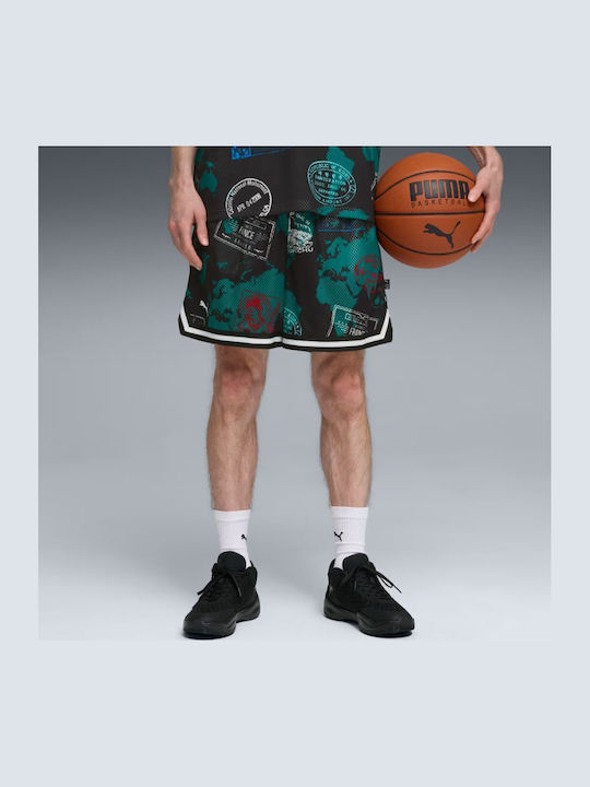 Спортна Мъжка Бермуда Black/aop