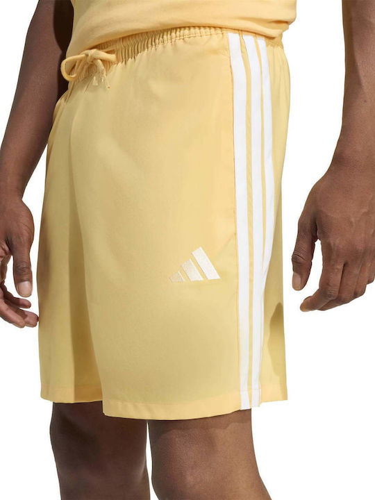 Essentials 3-Stripes Chelsea Sports Men's Bermuda Yellow