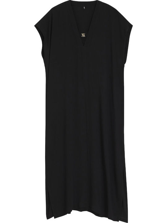 Boss Feminin Caftan de Plajă Black