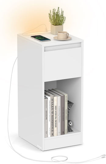 Wooden White 25x30x59.5cm