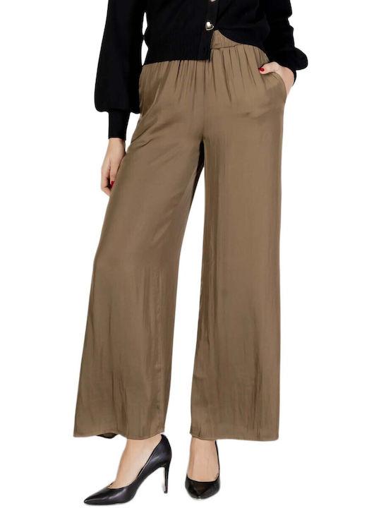 Women's Pantaloons with Rubber Band Olive