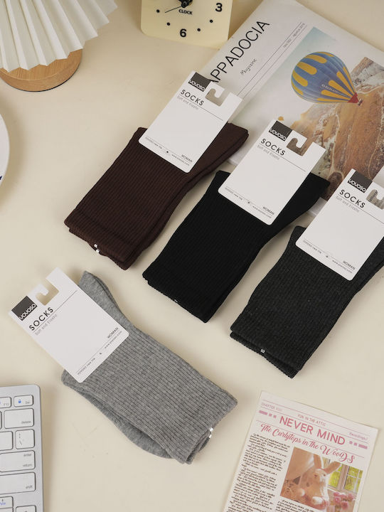 Damentaschen Dunkelgraue Socken
