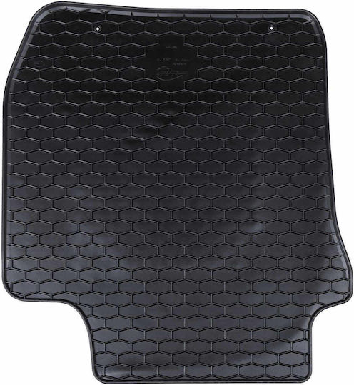vidaXL Set Front and Back Car Mats 4 Pieces for Honda Jazz and HR-V Black
