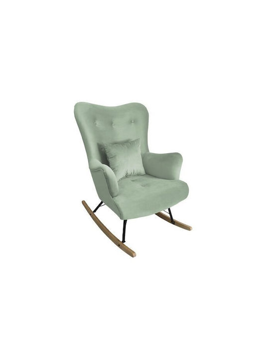 Clovis 101 Rocking Armchair Turquoise 101x76x101cm