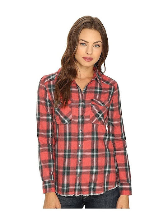 Frenzy Long Sleeve Women's Shirt Rad Red