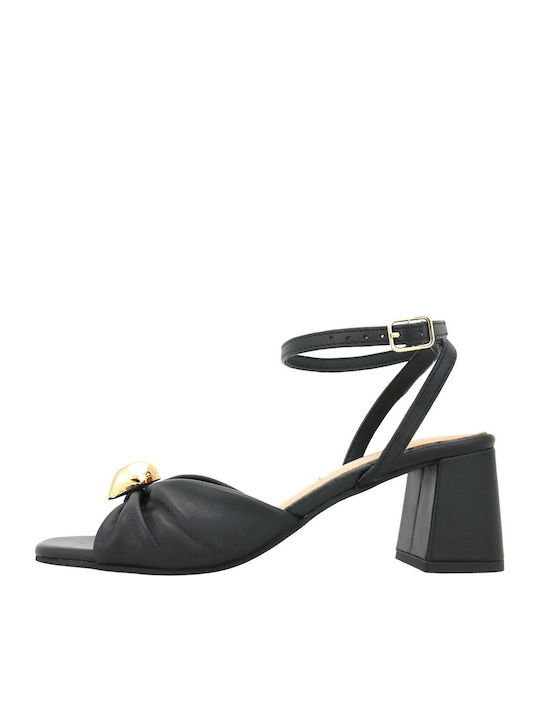 Leather Black Sandals
