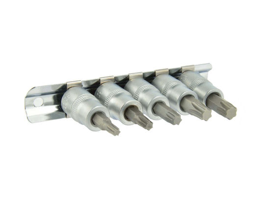 Geko Biți Cu Cap Hexagonal Torx și Dimensiunea De Conducere 3/8'' Set 5 Bucăți