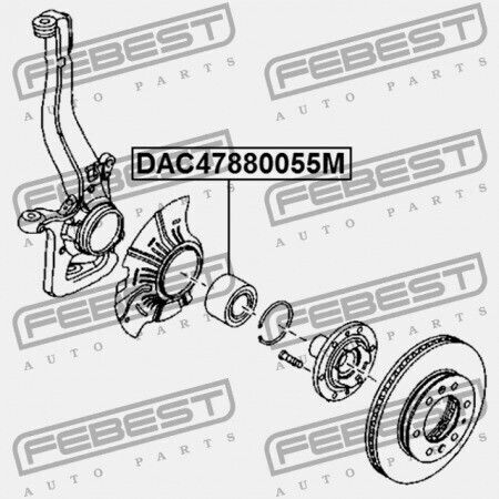 Колесни Лагери На Предна Главина Ford Ranger Tke 2012 Eu 1725902