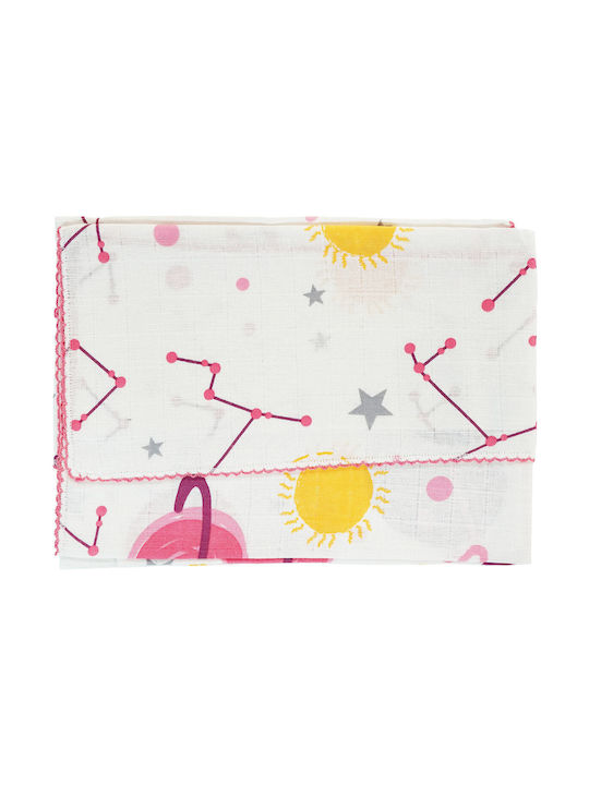 AZ Space Pink Dreams Πάνα Αγκαλιάς Πολύχρωμο 90x80εκ.