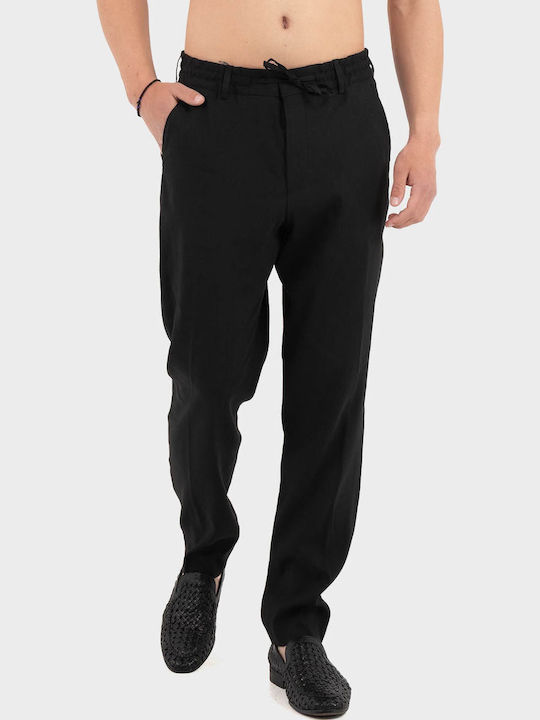 Herrenhosen Elastisches Schwarz